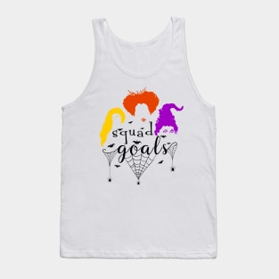 Squad Goals Halloween Tshirt - Hocus Pocus Witches Squad Tank Top